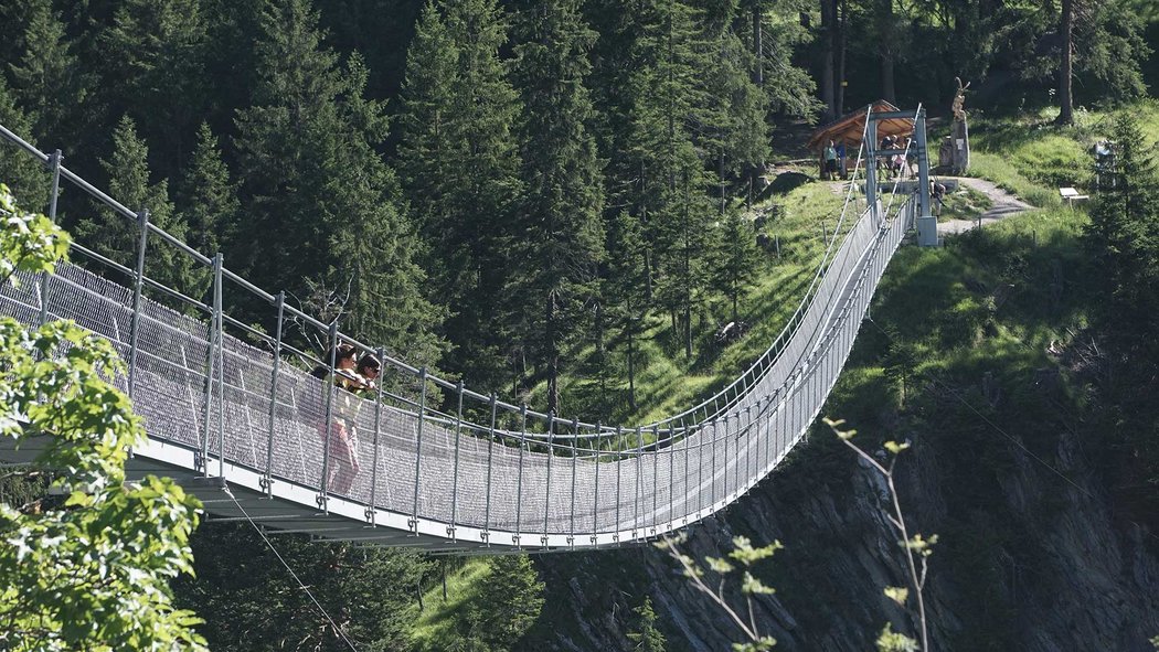 THE HOLZGAU SUSPENSION BRIDGE